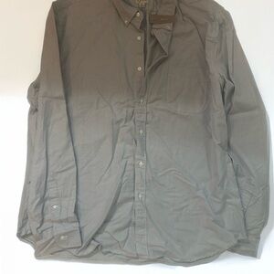 J. Crew Men's Casual Button Down Shirt - Gray